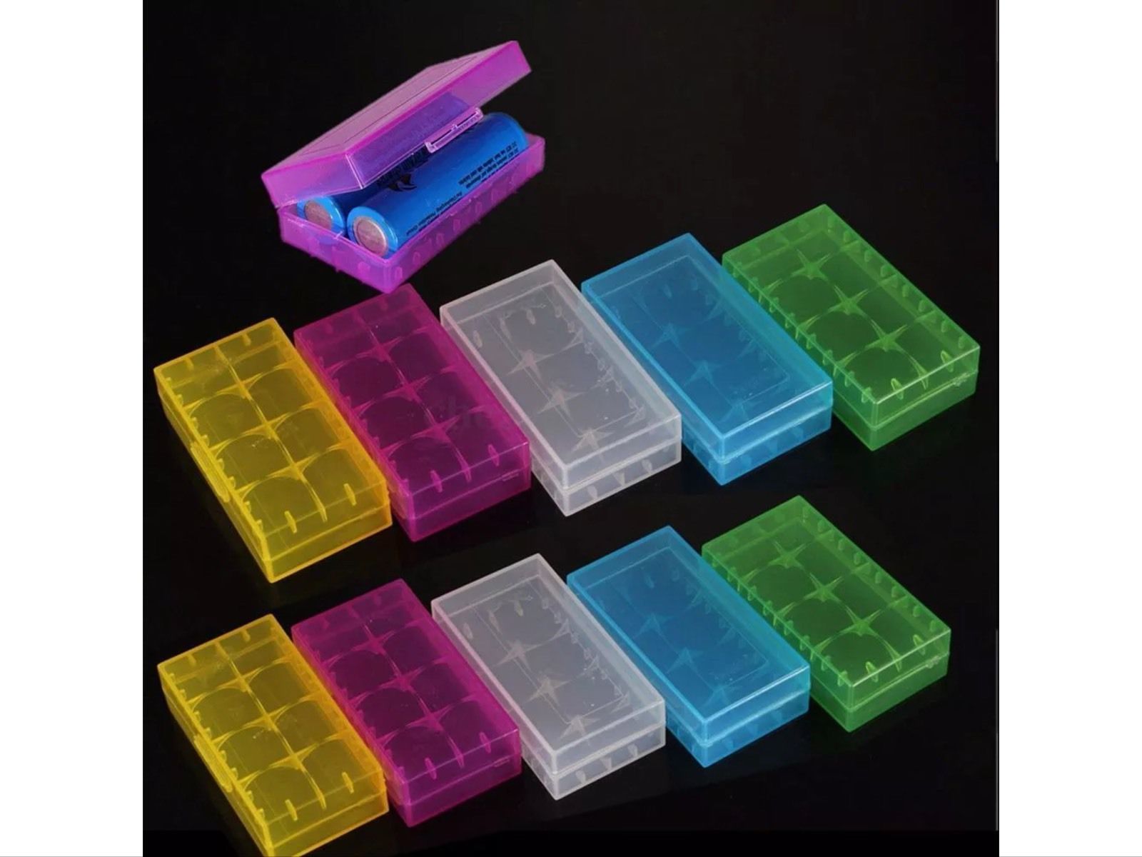 Plastic Storage Case for 18650 Battery image 0