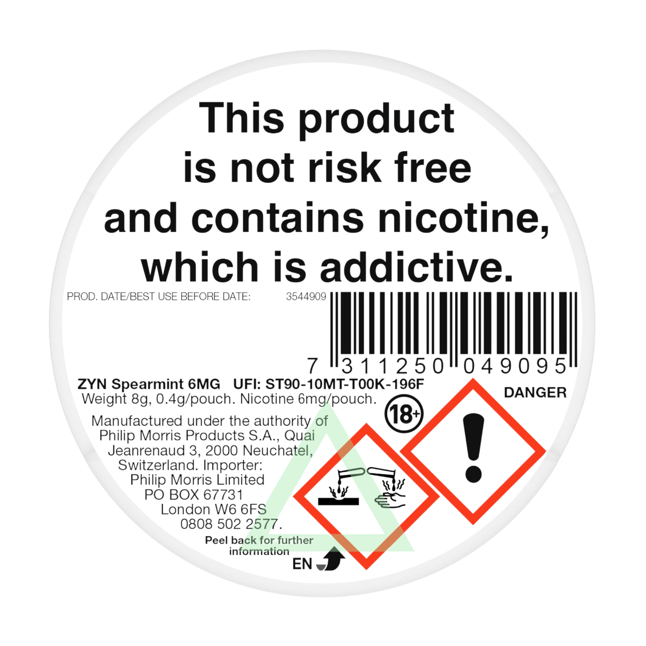 ZYN Nicotine Pouches MINI 6mg image 2