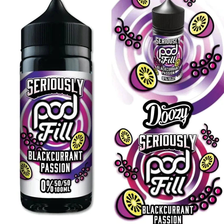 Seriously Pod Fill by Doozy 100ml 50/50 E-Liquid Shortfill image 3