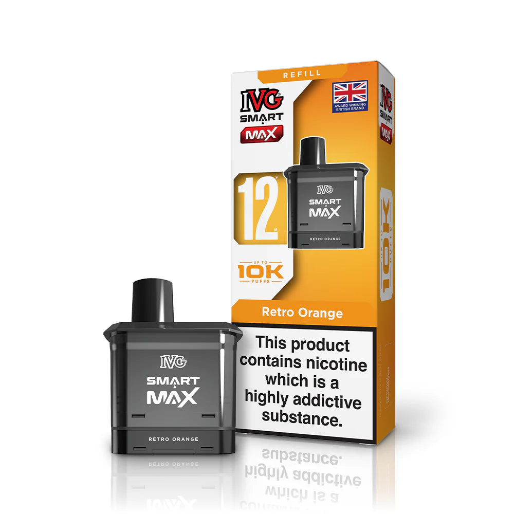 IVG Smart Max Prefilled Pod – 10K Puffs - Retro Orange image