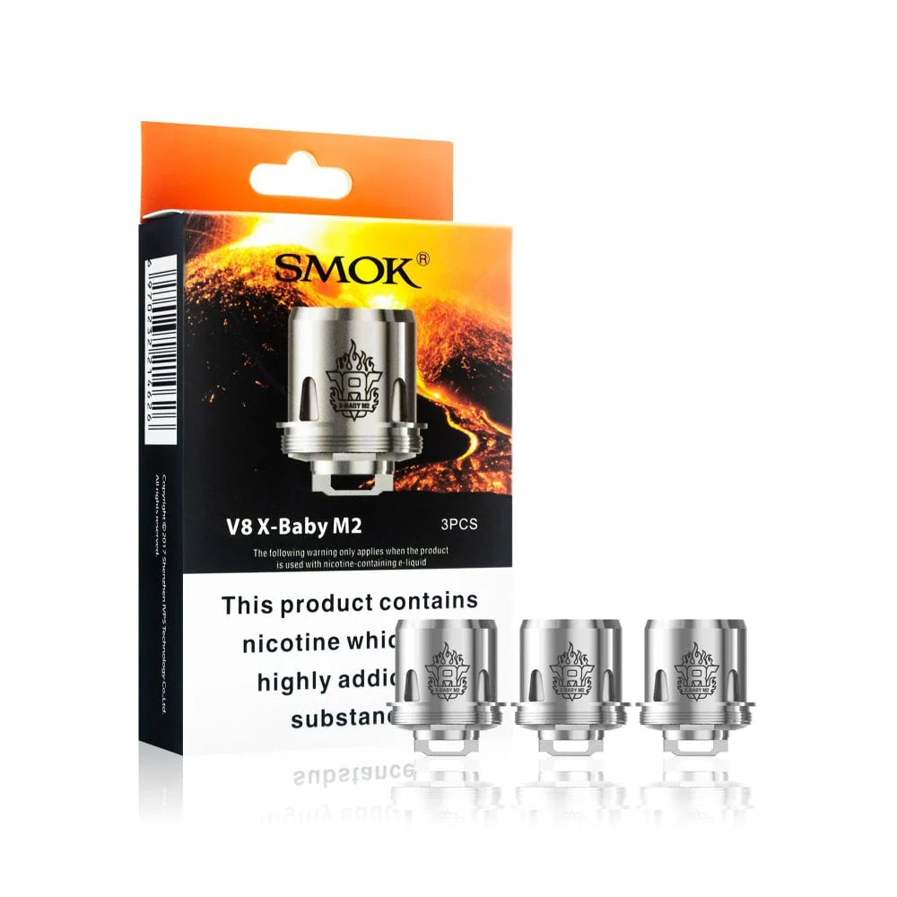 SMOK V8 X-Baby M2 Replacement Coils 0.25 Ohm 3pcs/pack image 2