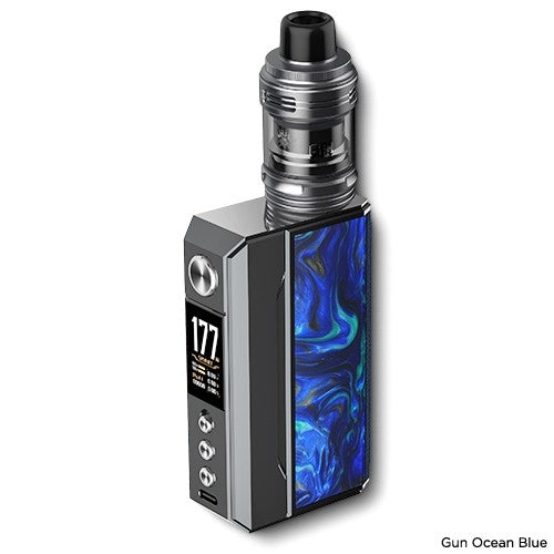 VooPoo Drag 4 Kit 177W | Drag 4 Mod with UForce-L Tank - Gunmetal Ocean Blue image