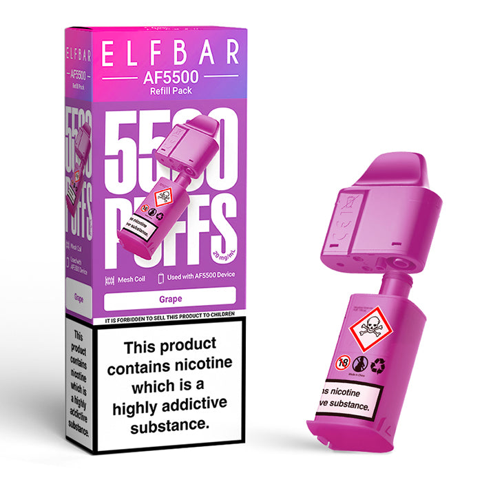 Elf Bar AF5500 Prefilled Pods - Grape image