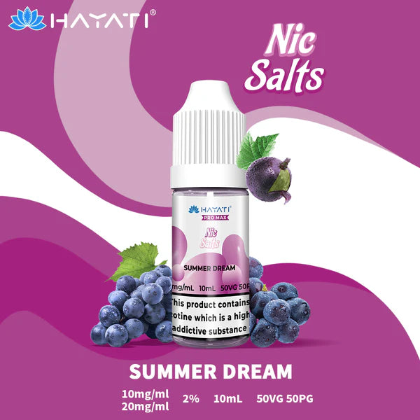Hayati Pro Max Nic Salts 10ml - 10MG - Summer Dream image