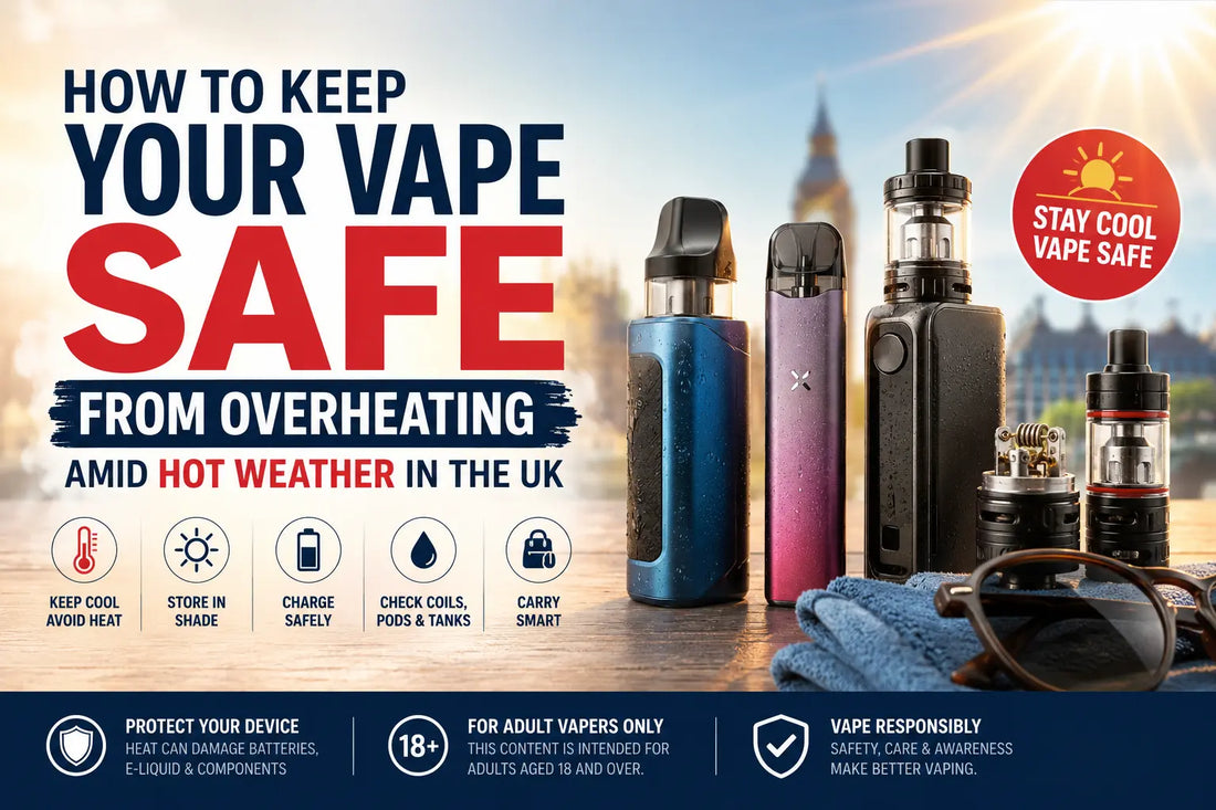 How to Stop Your Vape from Overheating in amid Heatwave? UK Vape Kings