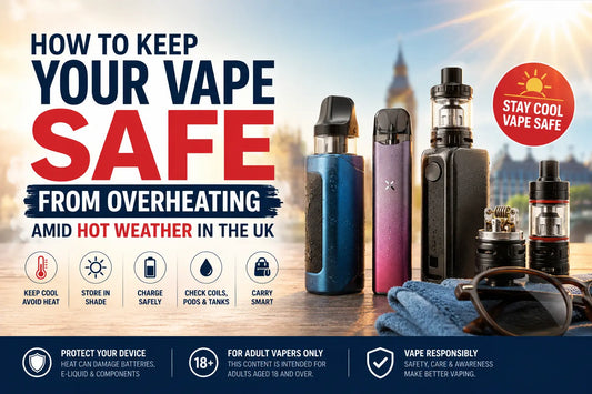 How to Stop Your Vape from Overheating in amid Heatwave? UK Vape Kings