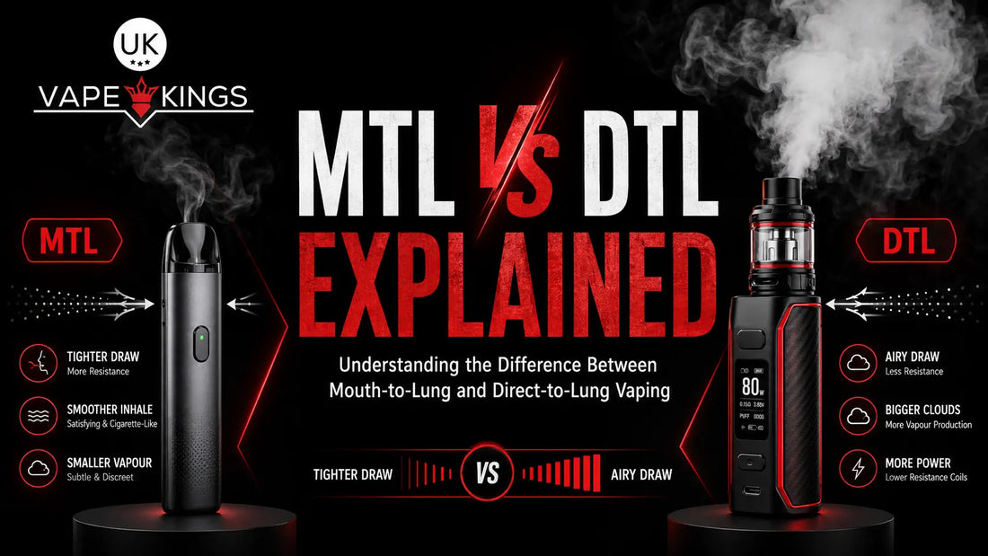 MTL vs DTL Explained UK Vape Kings