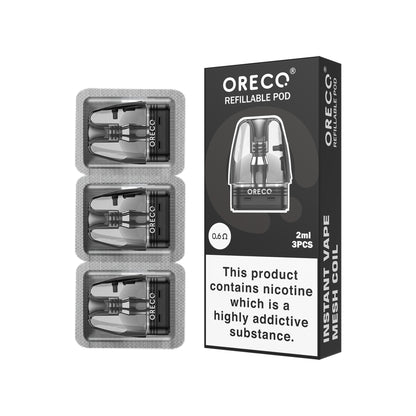 Oreco Replacement Pods Side-Fill (3-Pack)
