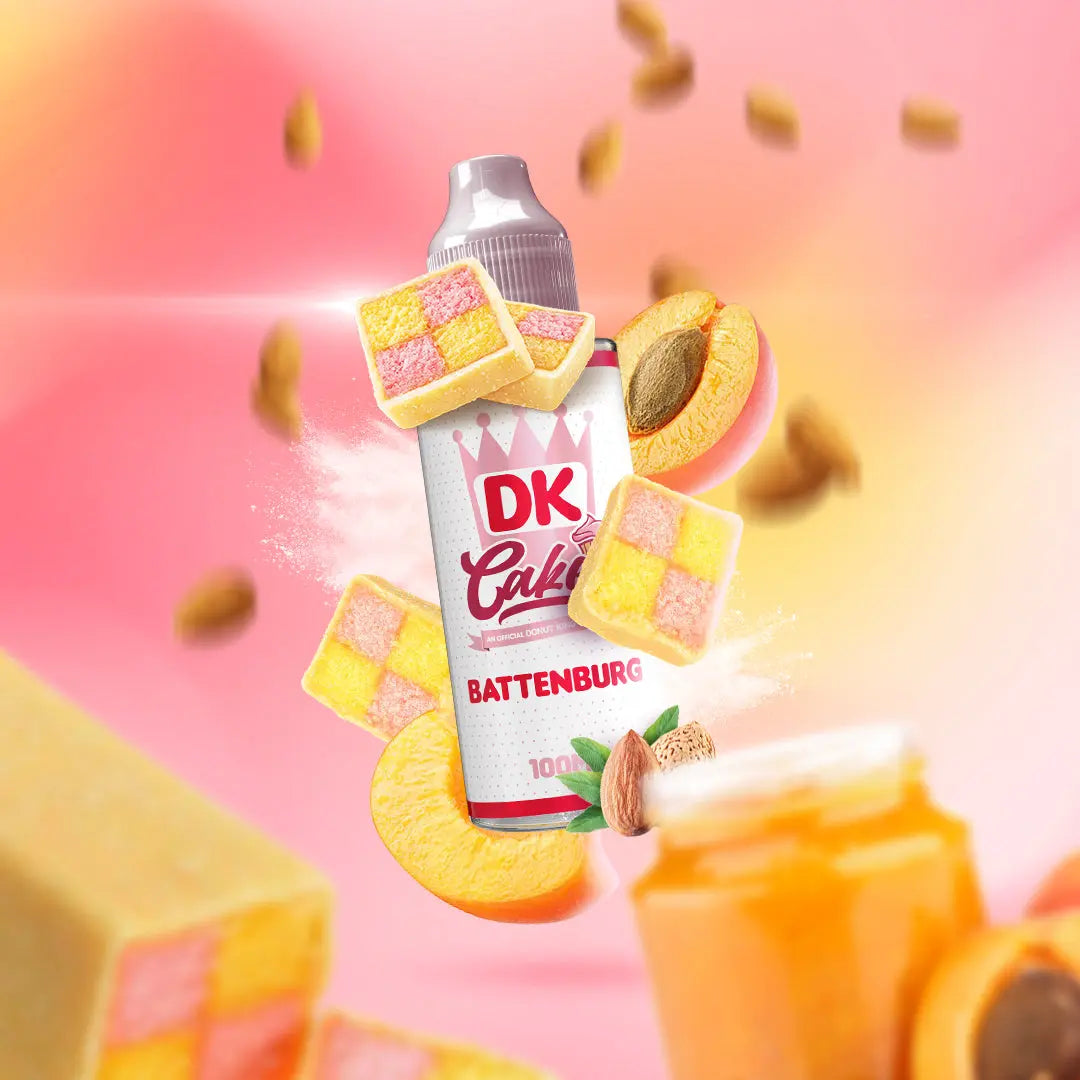 Donut King Cakes 100ml Shortfill Eliquid  70/30 VG/PG image 3