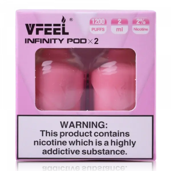 VFEEL Infinity 1007 Prefilled Pods | 20mg 2-pods/pack £3.99 - Pink Lemonade image