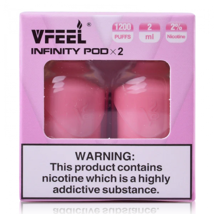 VFEEL Infinity 1007 Prefilled Pods | 20mg 2-pods/pack £3.99 - Pink Lemonade image