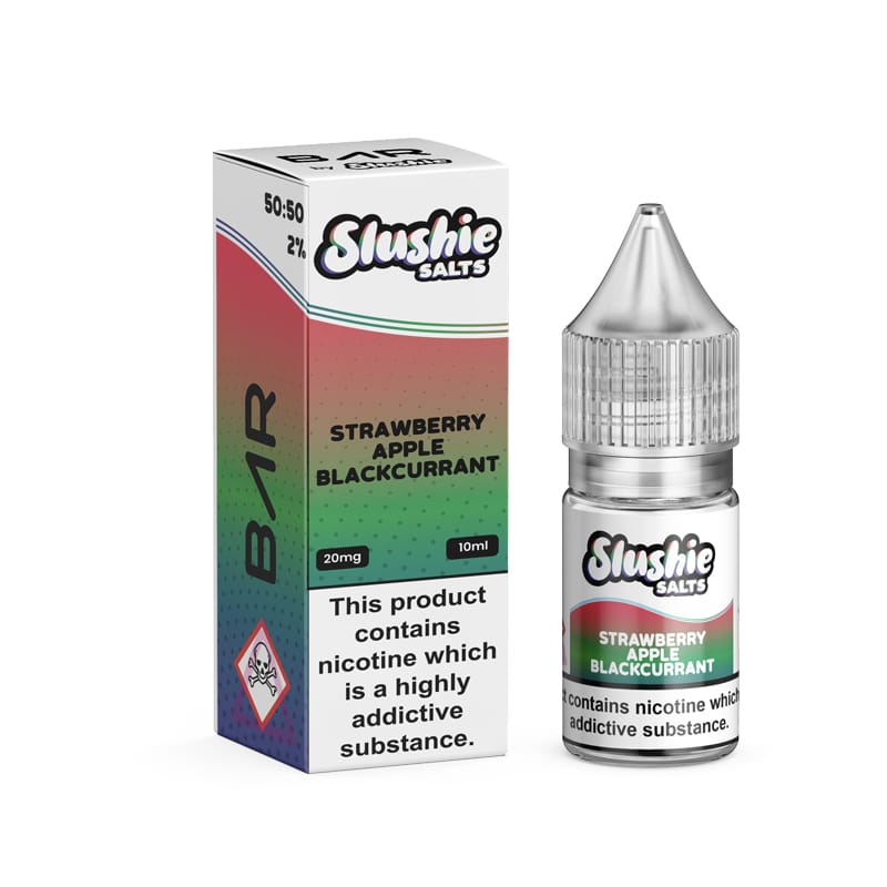 BAR Salts by Slushie 10ml - 10MG - Strawberry Apple Blackcurrant image