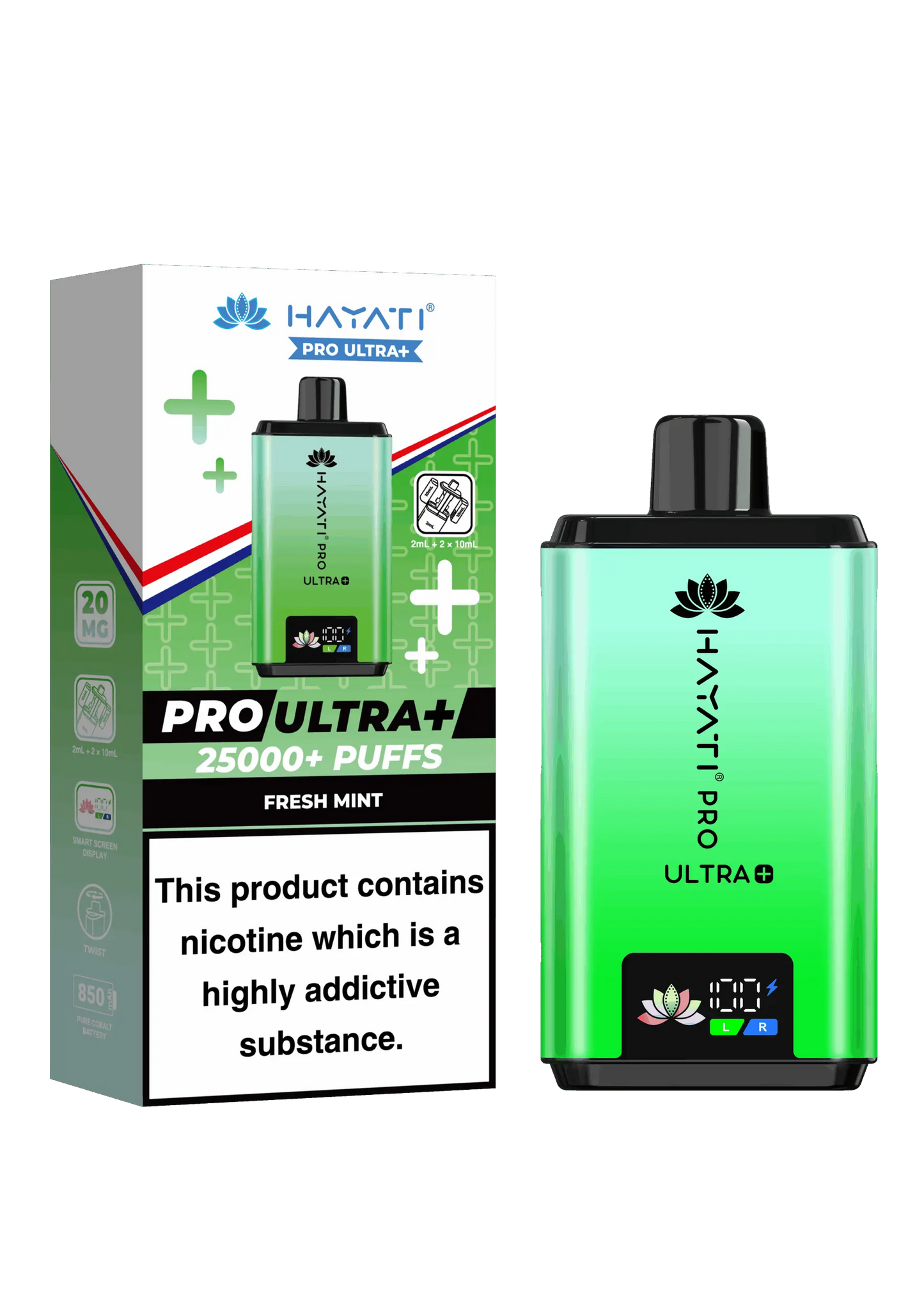 Hayati Pro Ultra Plus 25K Prefilled Vape Kit Hayati