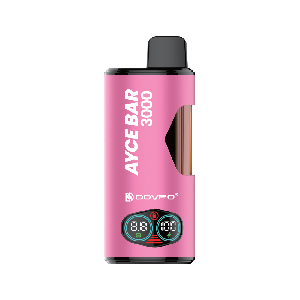 Dovpo Ayce Bar 3000 Puffs | 4 In 1 Rechargeable | Disposable Kit | 20MG - 4-in-1-Pink Bar image