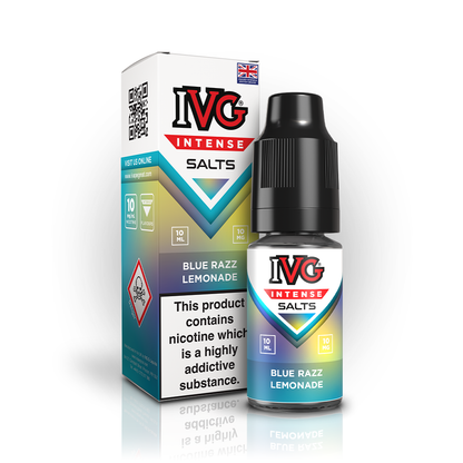 IVG Intense Nic Salts - 10mg - Blue Razz Lemonade image