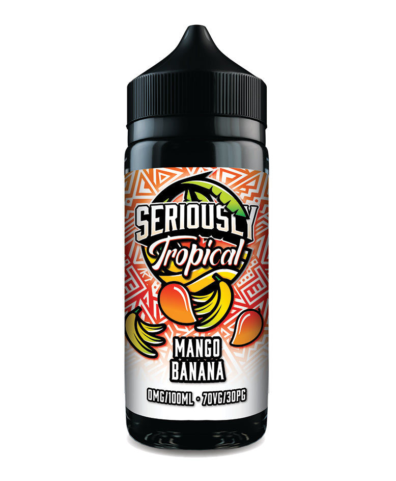 Seriously Tropical by Doozy 100ml 70/30 VG/PG E-Liquid Shortfill - Mango Banana image