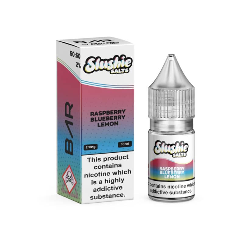 BAR Salts by Slushie 10ml - 20MG - Rasberry Blueberry Lemon image