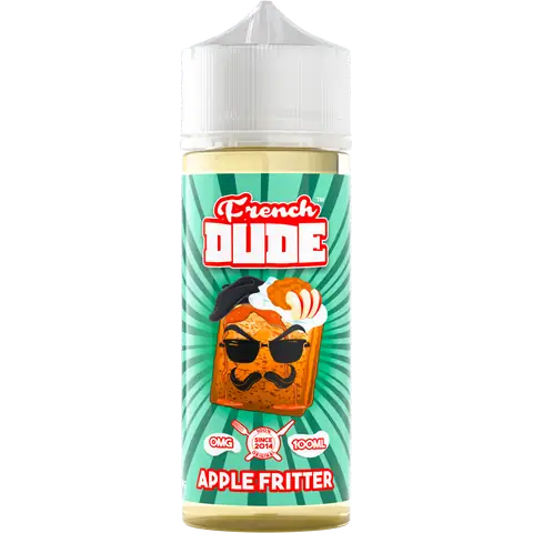 French Dude 100ml E-Liquid Shortfill 70/30 VG/PG - Apple Fritter image