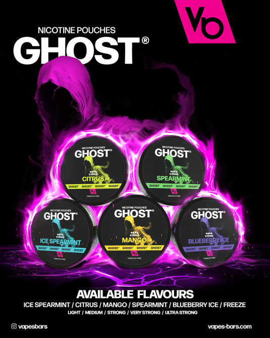 GHOST Nicotine Pouches 16MG (Medium) 20pcs/pack image 0