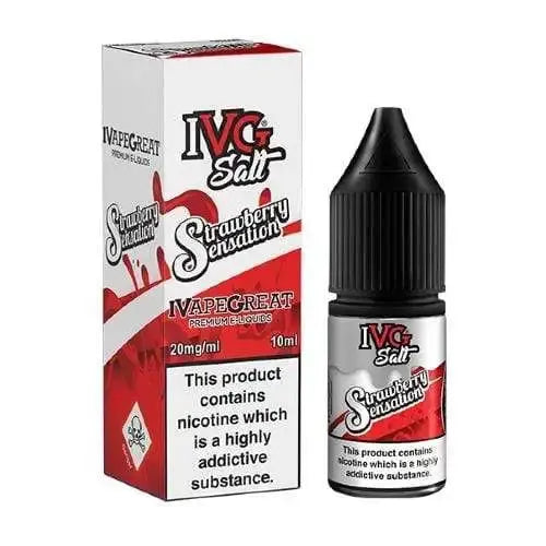 IVG Nic Salts 10ml - 10MG - Strawberry Sensation image