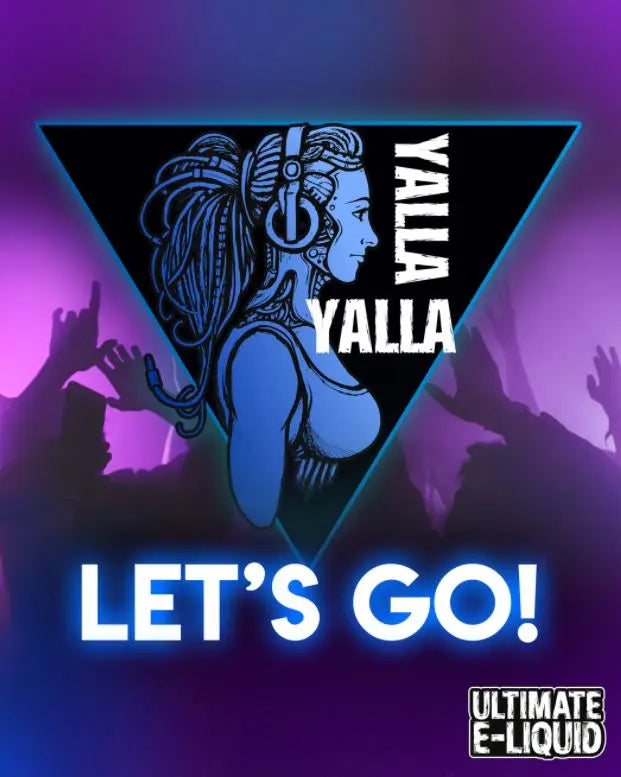 Yalla Yalla Cool E-liquid 100ml Shortfill by Ultimate Juice  70/30 VG/PG image 1