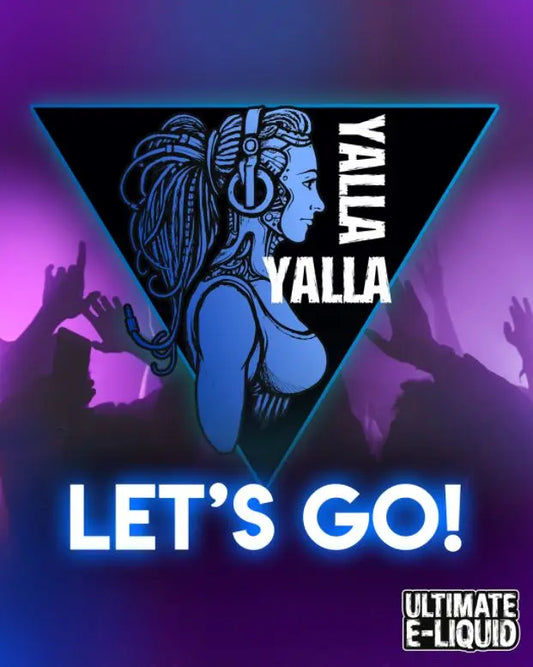 Yalla Yalla Cool E-liquid 100ml Shortfill by Ultimate Juice  70/30 VG/PG image 1