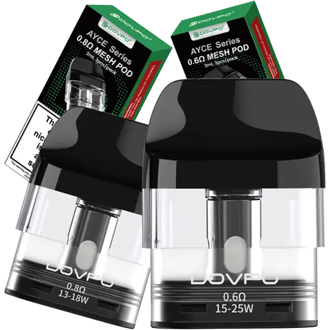 Dovpo AYCE PRO Top-Fill Replacement Pods - 0.6 / 0.8 Ohm - 3pcs/pack image 0