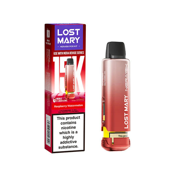 Lost Mary Nera Fullview Pod + Refill Container – 2ml Pod + 10ml Auto-Refill image 1