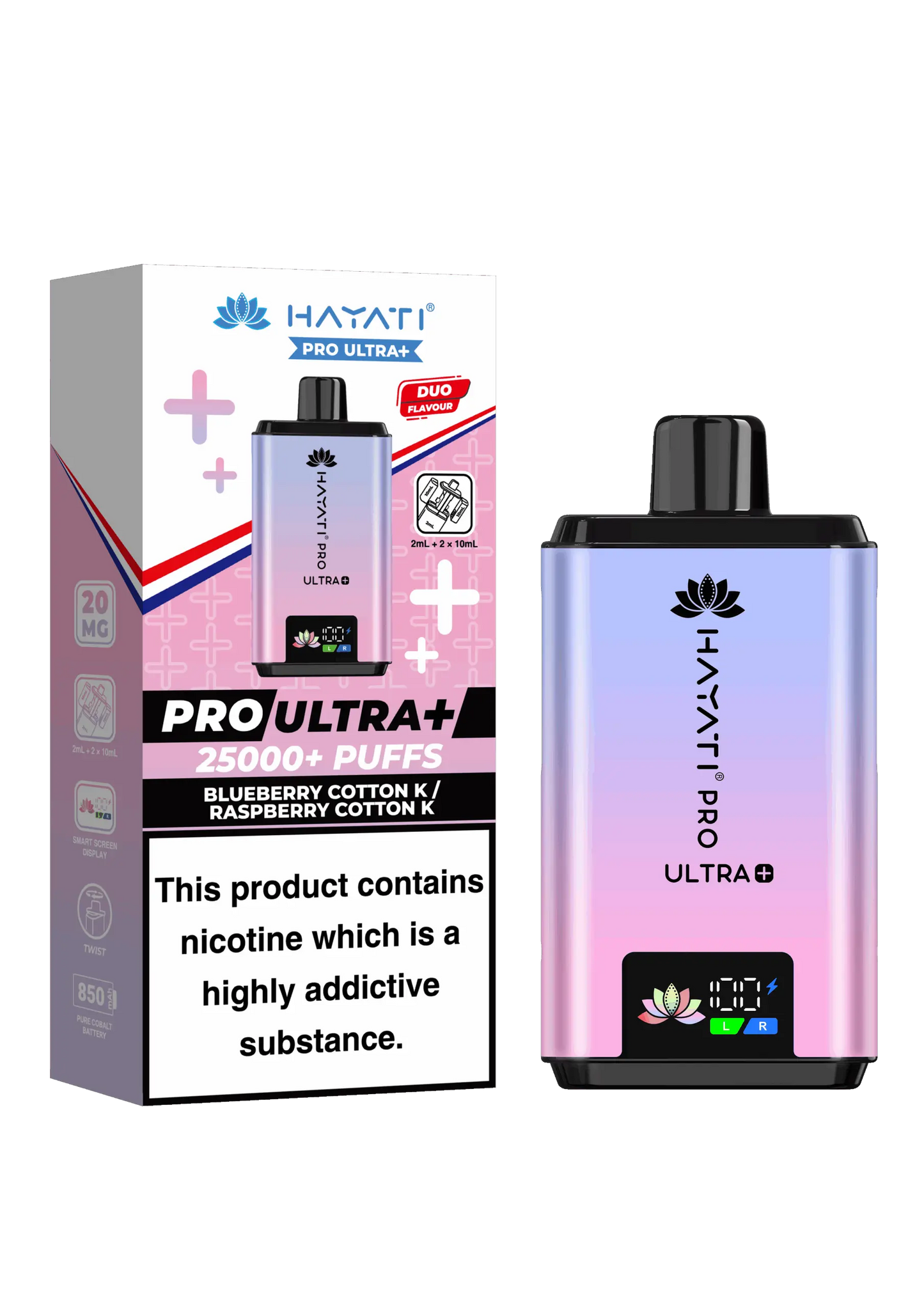 Hayati Pro Ultra Plus 25K Prefilled Vape Kit Hayati