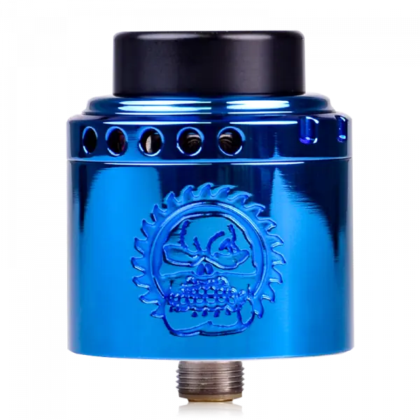 Ripsaw RDA By Suicide Mods X Bearded Viking | 28mm | 10 Hole Airflow - Electric Blue image