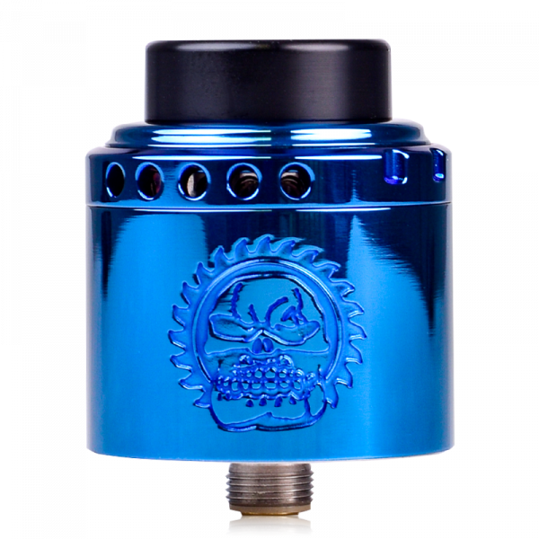 Ripsaw RDA By Suicide Mods X Bearded Viking | 28mm | 10 Hole Airflow - Electric Blue image