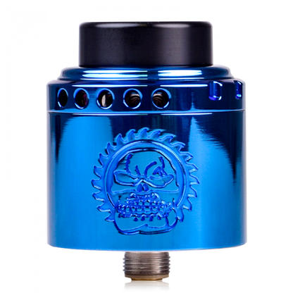 Ripsaw RDA By Suicide Mods X Bearded Viking | 28mm | 10 Hole Airflow - Electric Blue image