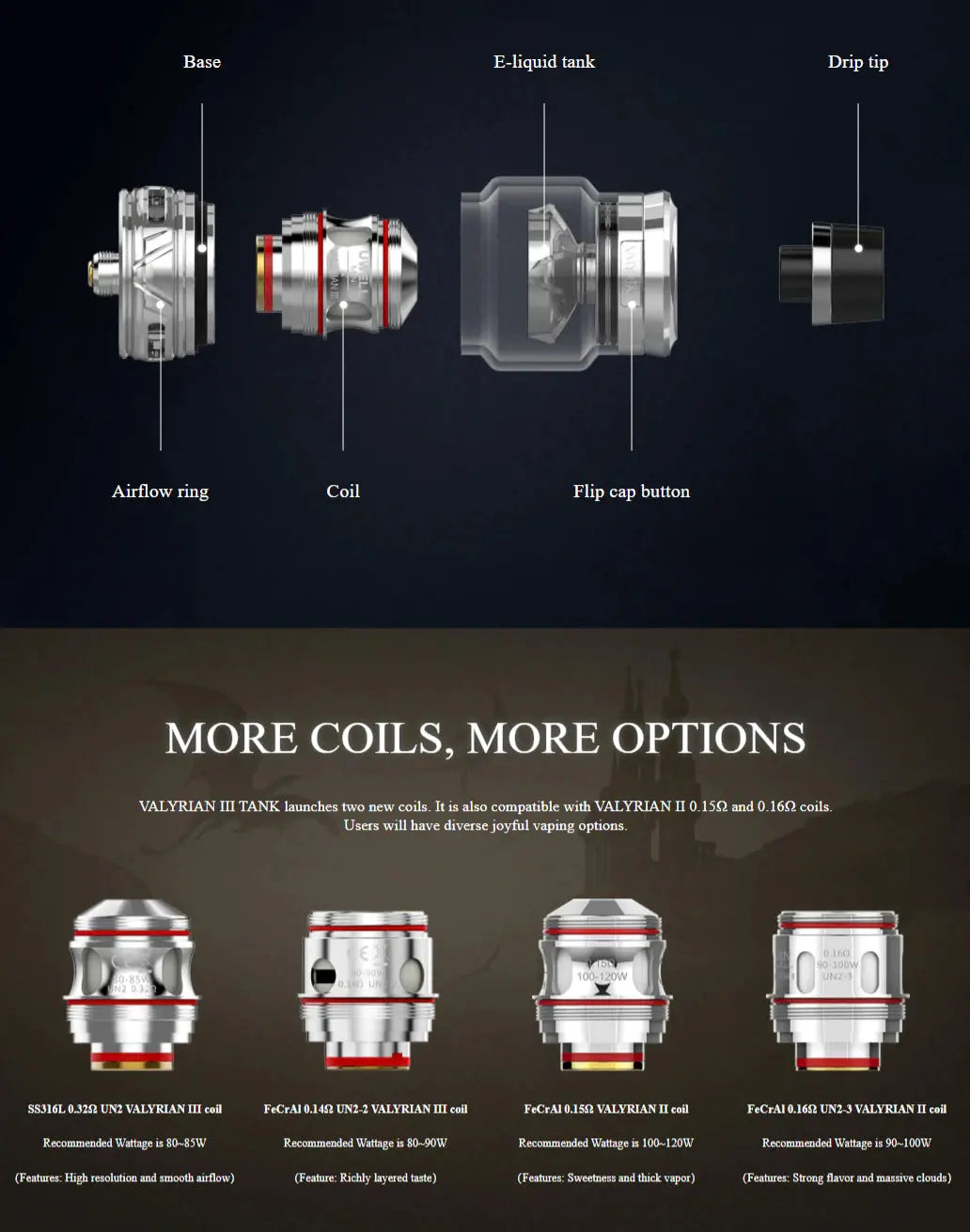 Uwell Valyrian 3 Tank image 3