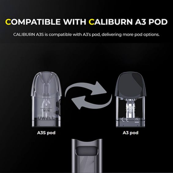 Uwell Caliburn A3S Vape Pod Kit | £13.99 image 4