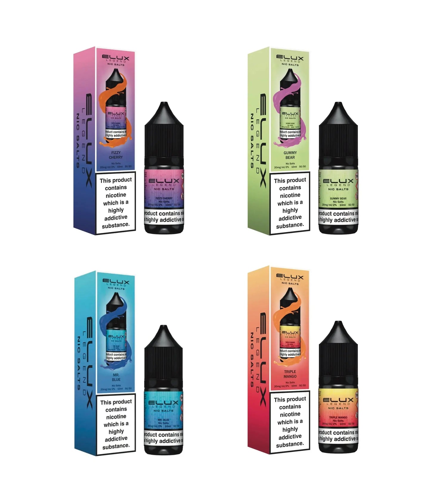 Elux Legend Nic Salts 10ml - 10MG image 6