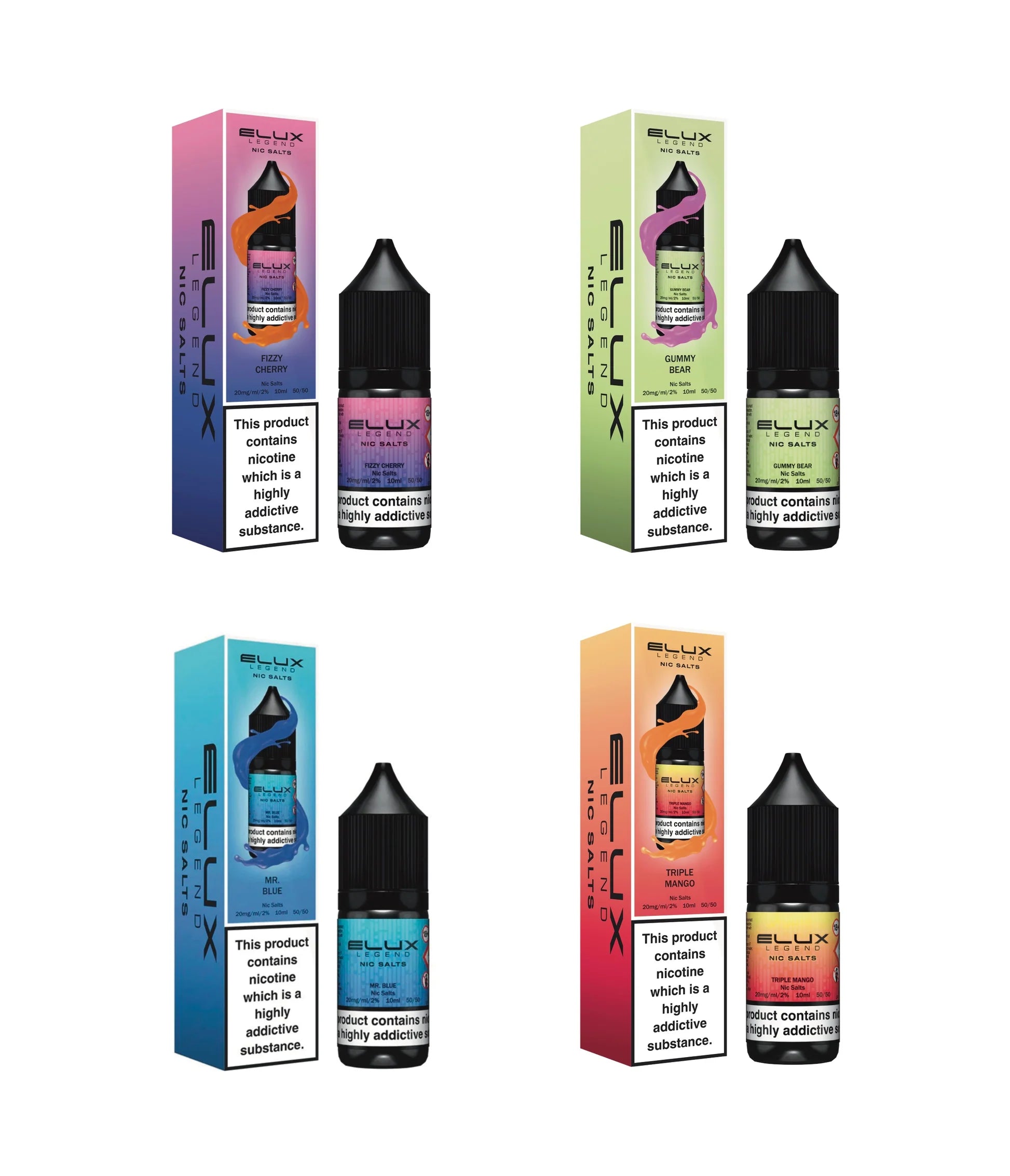 Elux Legend Nic Salts 10ml - 10MG image 6