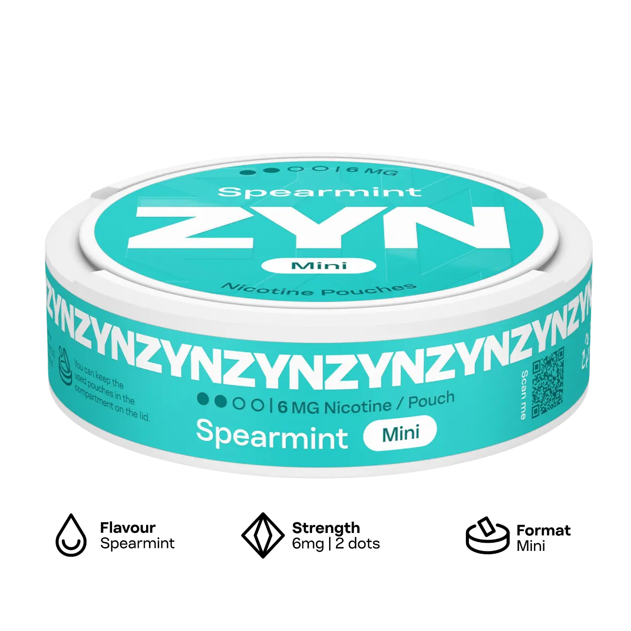 ZYN Nicotine Pouches MINI 6mg image 1