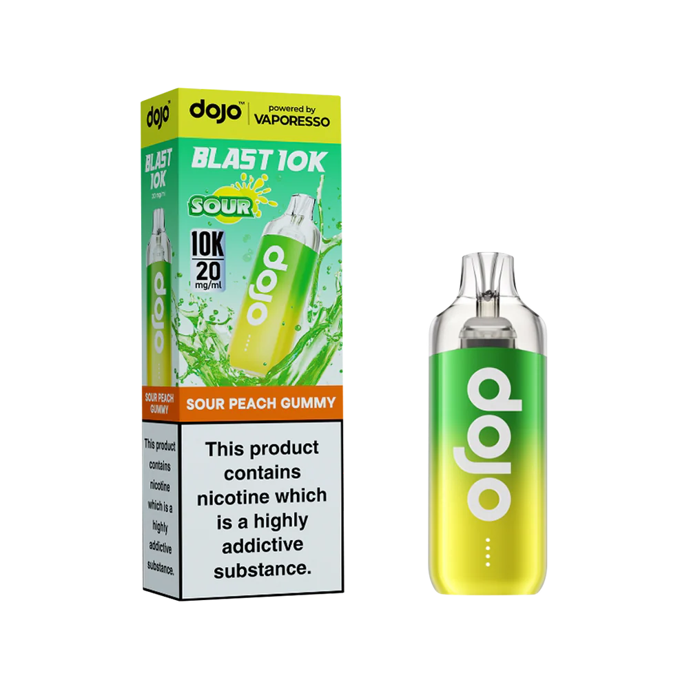 Vaporesso Dojo Blast 10K Prefilled Pod Kit - Sour Peach Gummy image