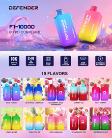 Defender F1-10000 Prefilled Vape Kit image 1