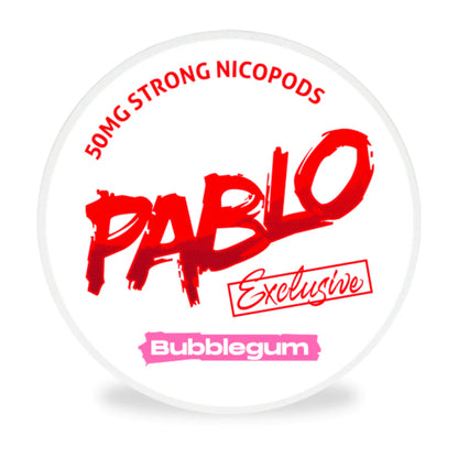 PABLO Nicopods 50mg (Extra Strong) 20pcs/pack - BUBBLEGUM image