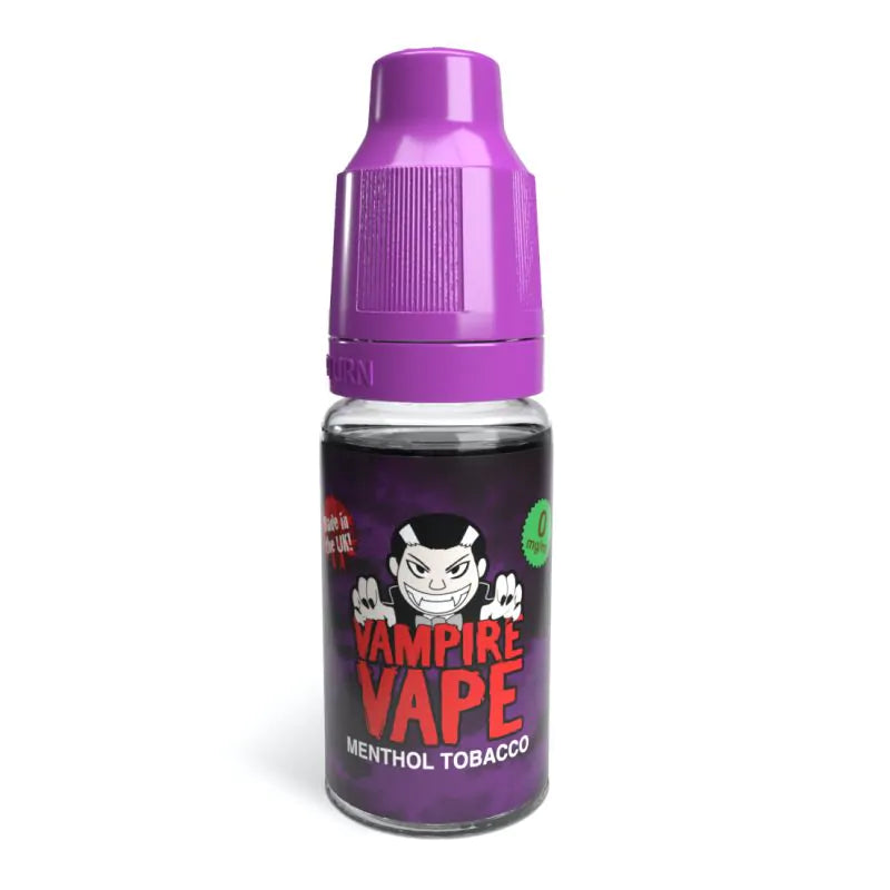 Vampire Vapes 10ml | 3MG | 50VG/50PG | 70+ Flavors - Menthol Tobacco image