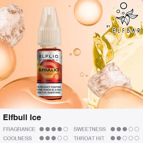 ELFLIQ Nic Salts by Elf Bar 10ml - 20MG - Elfbull Ice image