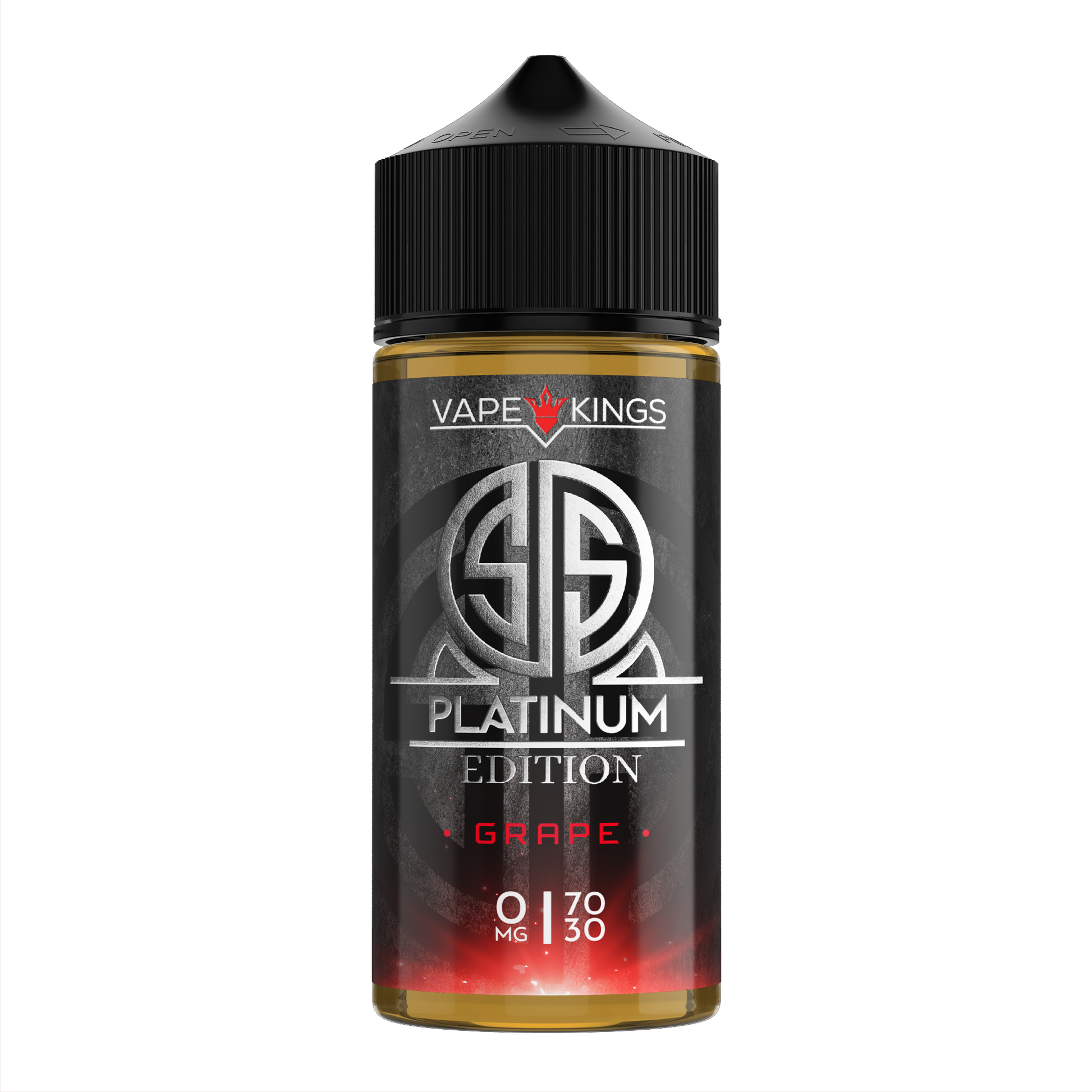 Vape King Platinum 100ml Shortfill E-Liquid  70/30 VG/PG image 3