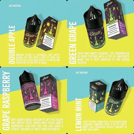 Nasty Shisha 10ml Nic Salts | 20MG | 50VG/50PG image 1