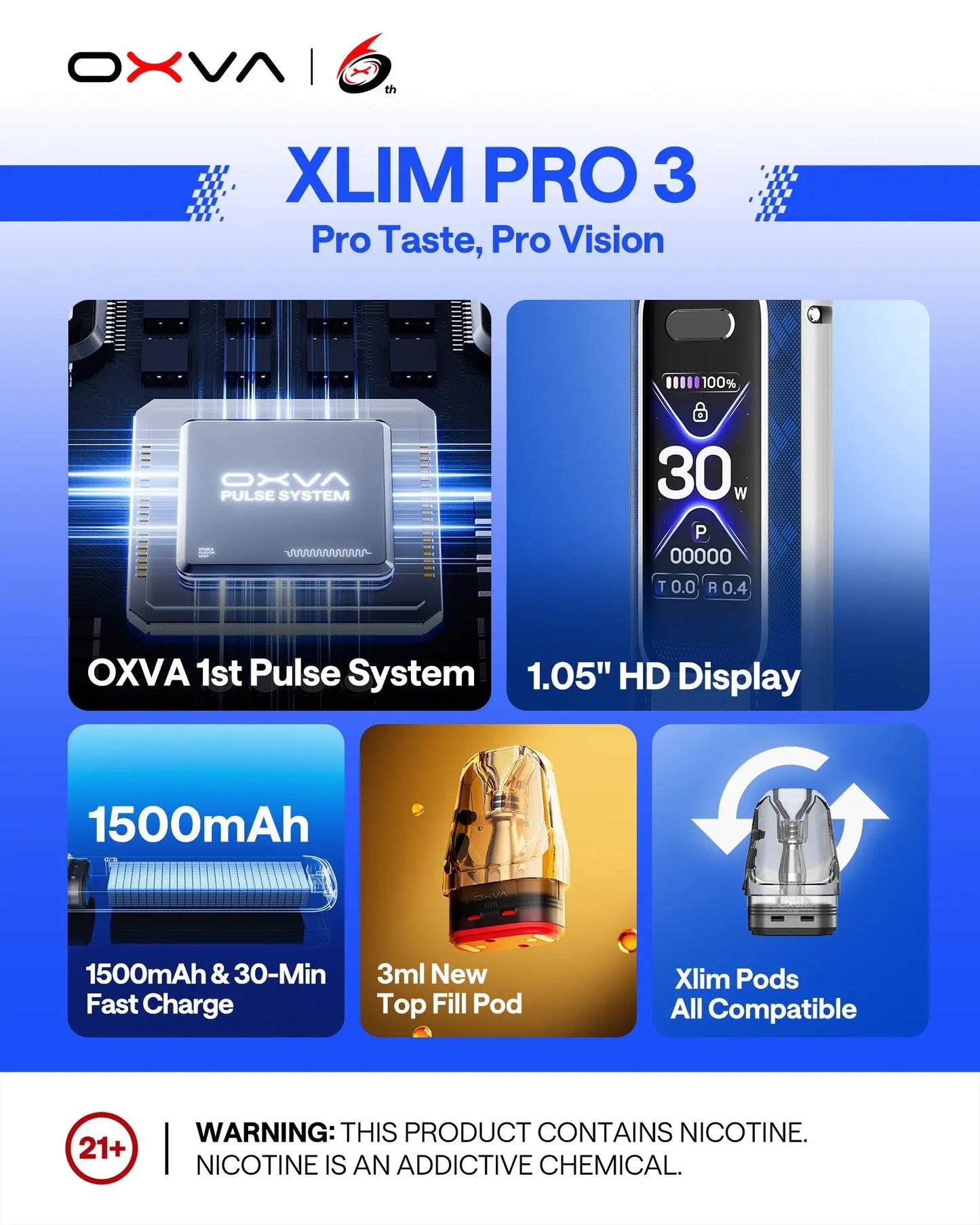 OXVA Xlim Pro 3 Kit Oxva