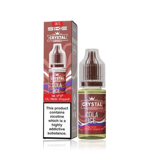 SKE Crystal Original V2 Nic Salts 10ml - 20MG - Cola Ice image