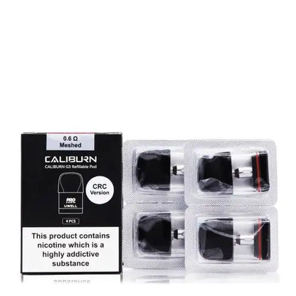 Uwell Caliburn G3 Replacement Pods - 4pcs/pack - 0.6 ohm image