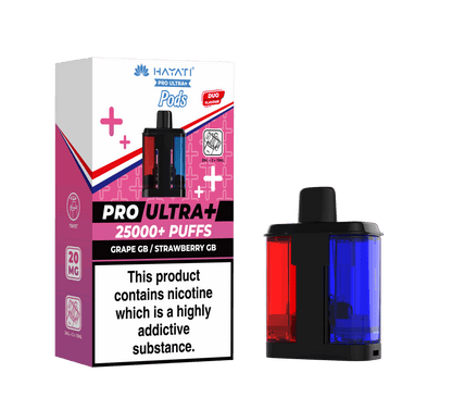 Hayati Pro Ultra Plus 25K Prefilled Pods - Grape GB / Strawberry GB image