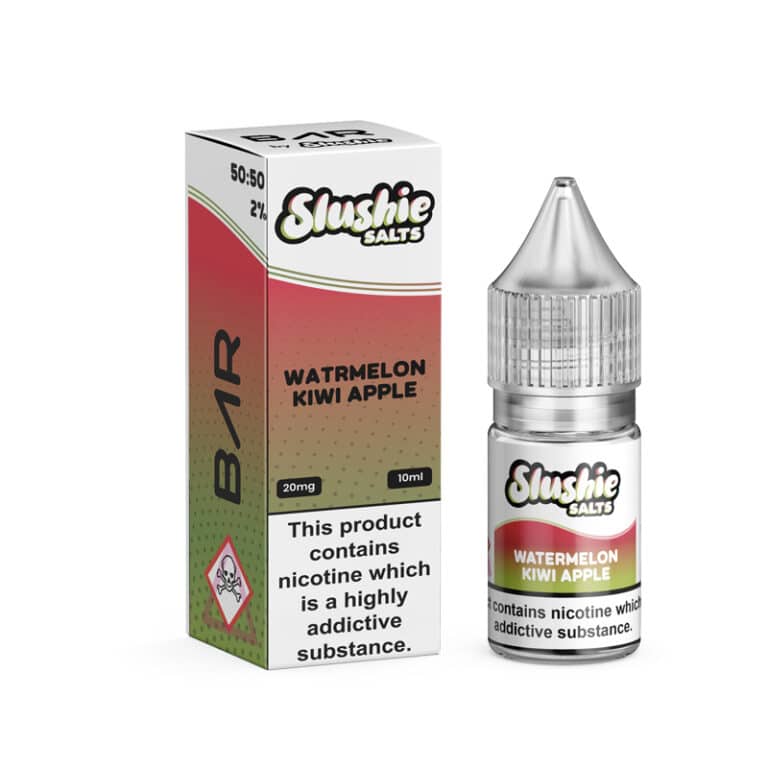 BAR Salts by Slushie 10ml - 10MG - Watermelon Kiwi Apple image