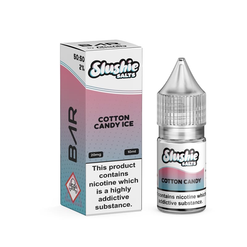 BAR Salts by Slushie 10ml - 10MG - Cotton Candy Ice image